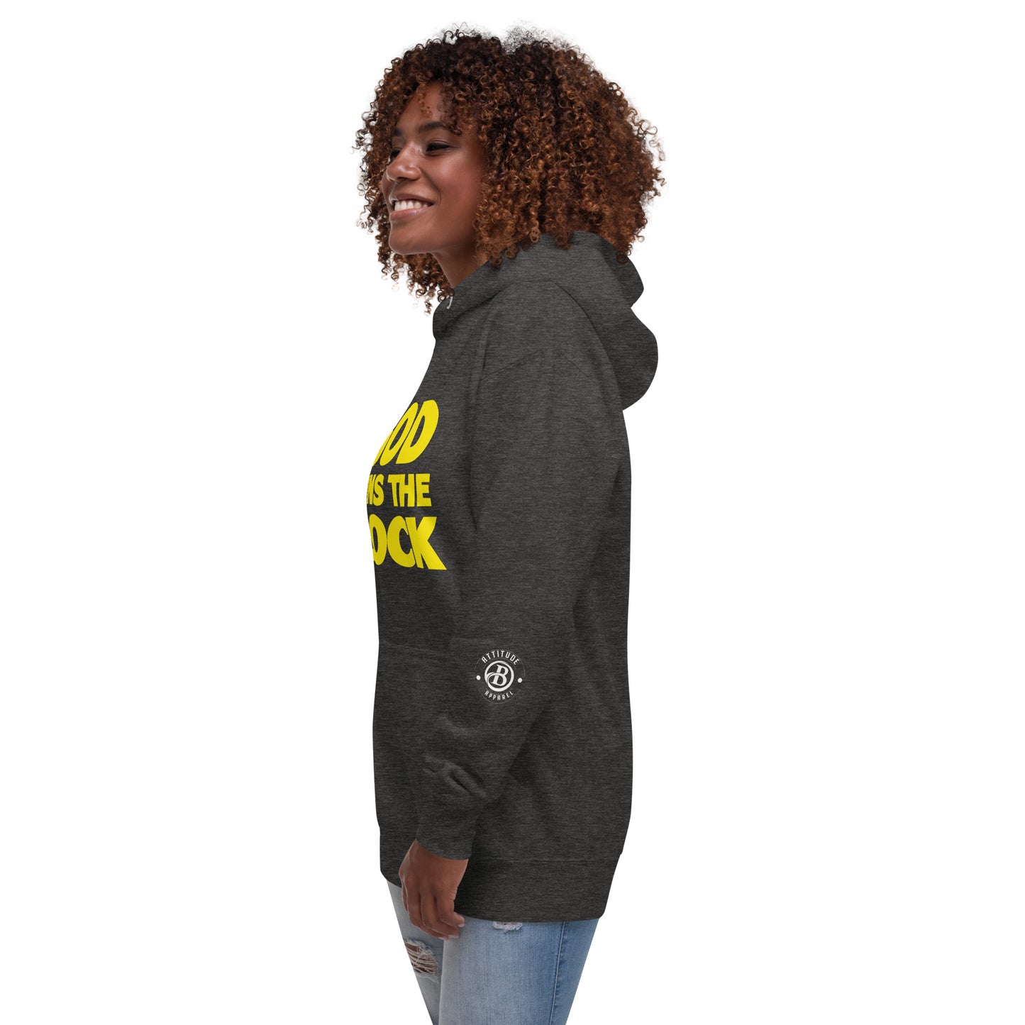 God Spins the Block Unisex Hoodie (Charcoal Grey)