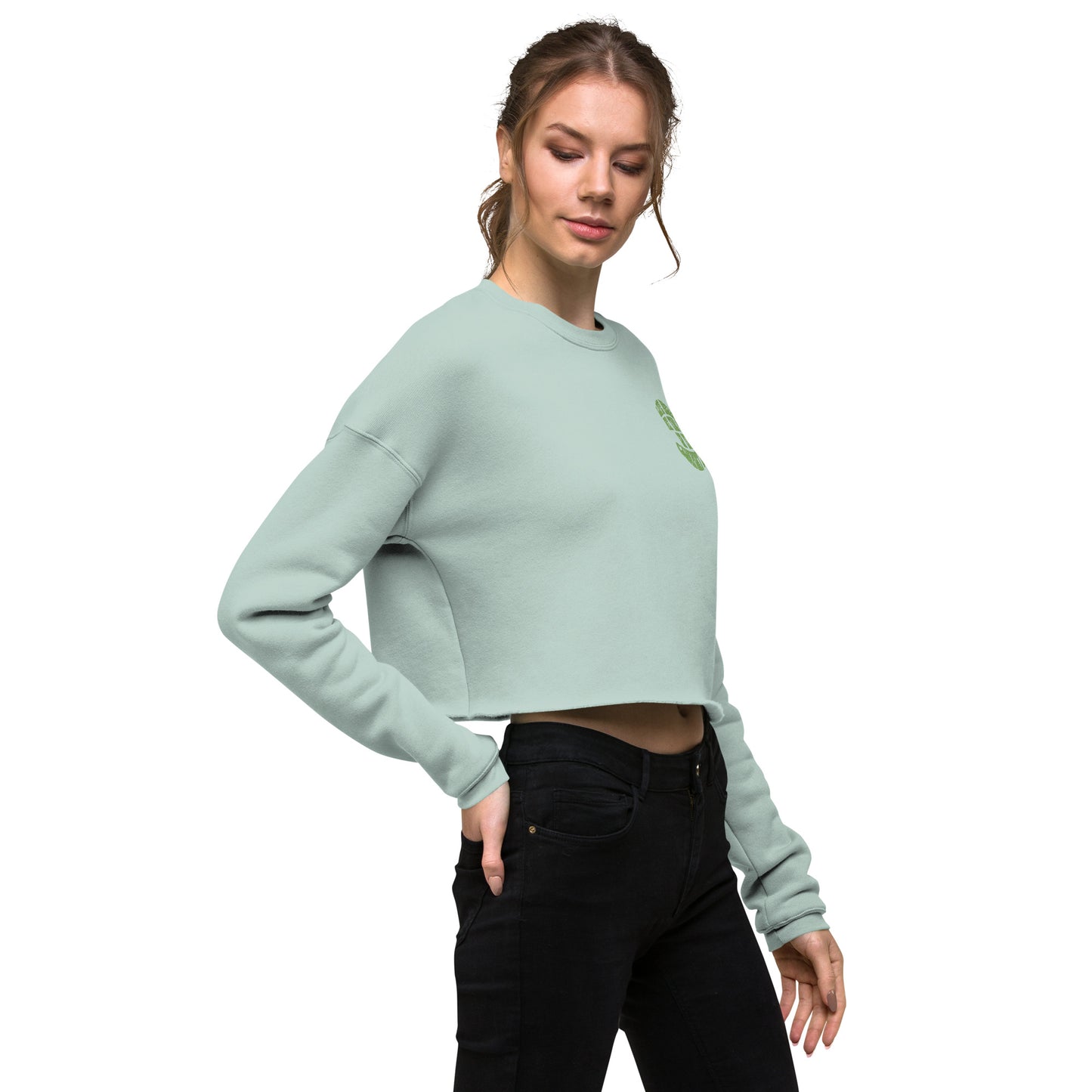 "Comfort Zone" Cropped Sweatshirt