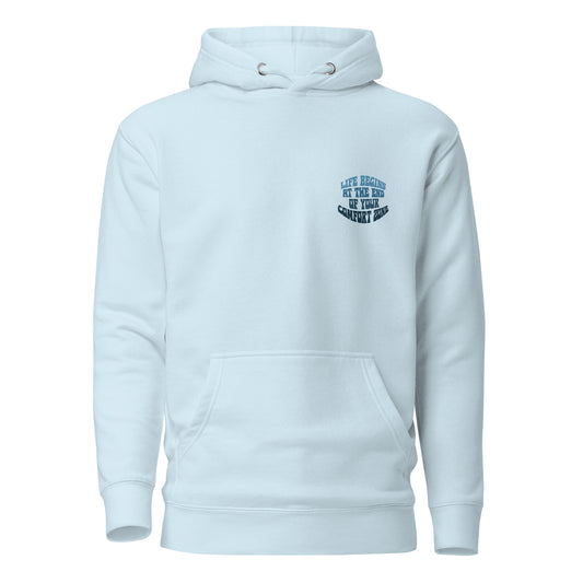 "Comfort Zone" Hoodie - Sky Blue