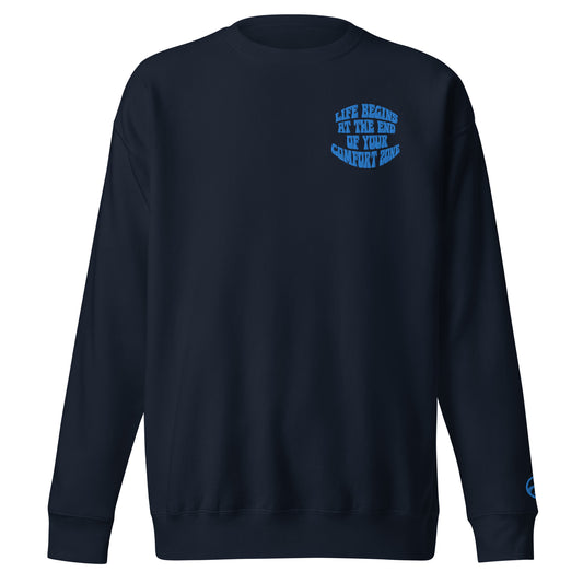 "Comfort Zone" Crewneck - Navy