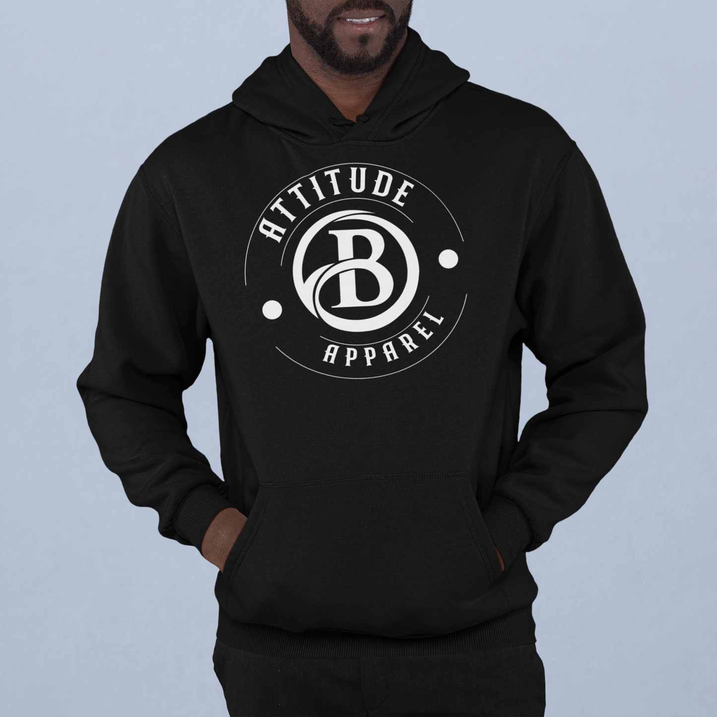 Blk/Wht B Hoodie