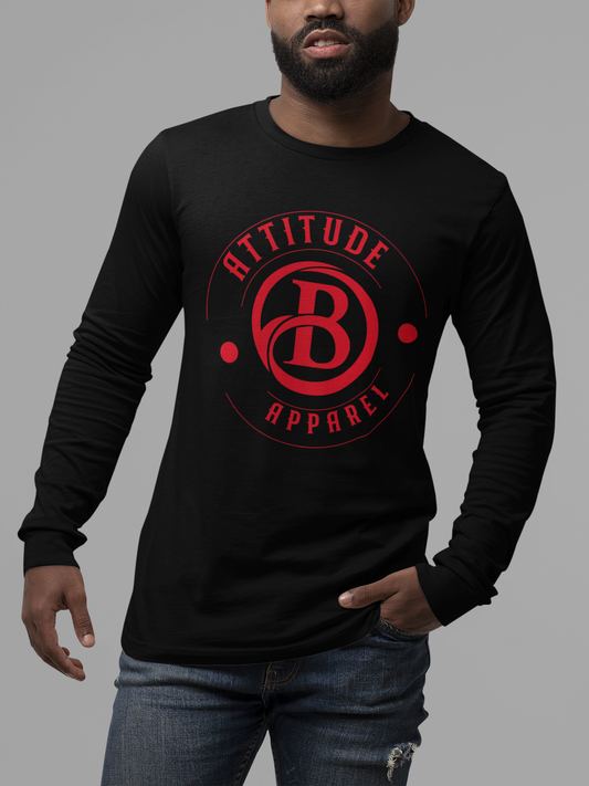 Blk/Red Long Sleeve T