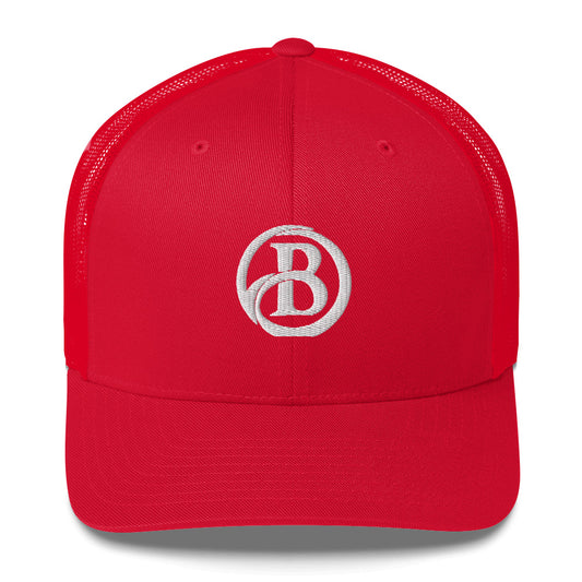 Signature B - Trucker Cap (Red)